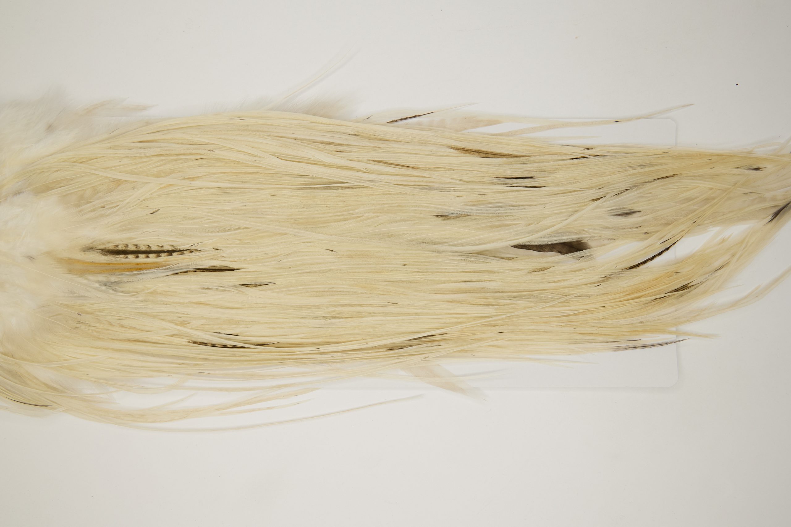 12139 Hebert Dry Fly Hackle Pro Grade Rooster Saddle Grizzly Variant Ties Size 12-14