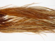 12152 Hebert Dry Fly Hackle Pro Grade Rooster Saddle Light Brown Ties Size 14-18