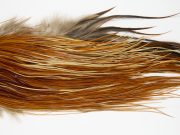 12154 Hebert Dry Fly Hackle Pro Grade Rooster Saddle Light Brown Ties Size 16-18