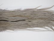 12169 Hebert Dry Fly Hackle Pro Grade Rooster Saddle Medium Grey Dun Ties Size 14-16