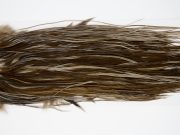 12194 Hebert Dry Fly Hackle Pro Grade Rooster Saddle Dark Brown Dun Ties Size 14-18