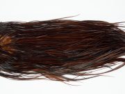 12207 Hebert Dry Fly Hackle Bronze Grade Rooster Saddle Coachman Brown Ties Size 12-16