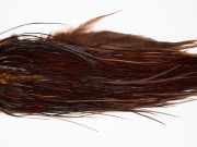 12210 Hebert Dry Fly Hackle Bronze Grade Rooster Saddle Coachman Brown Ties Size 14-16