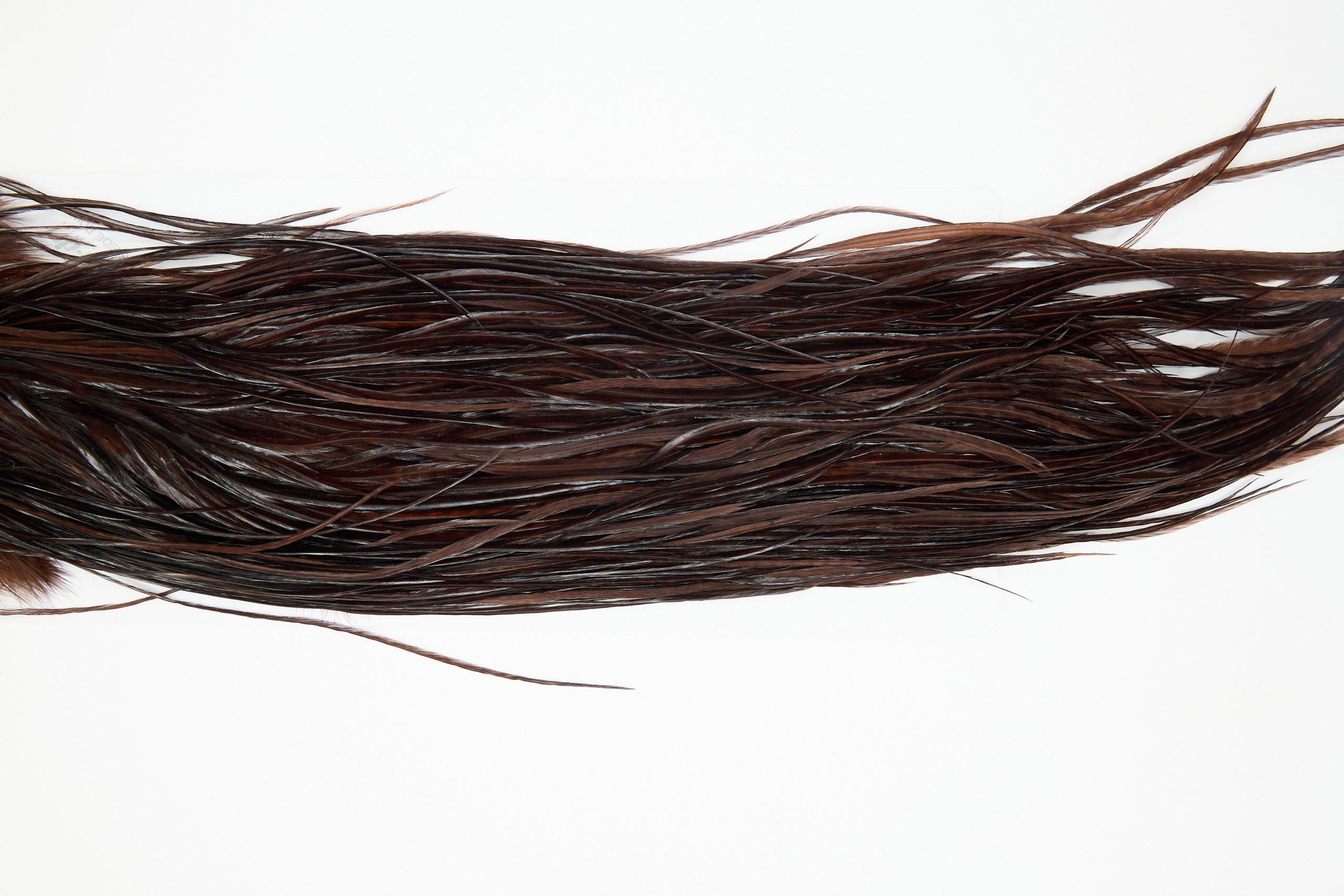 12211 Hebert Dry Fly Hackle Bronze Grade Rooster Saddle Coachman Brown Ties Size 10-14