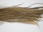 12218 Hebert Dry Fly Hackle Bronze Grade Rooster Saddle Brown Grey Dun Ties Size 12-14