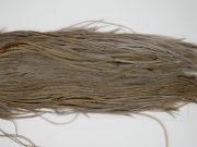 12247 Hebert Dry Fly Hackle Bronze Grade Rooster Saddle Medium Grey Dun Ties Size 12-14