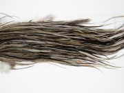 12254 Hebert Dry Fly Hackle Bronze Grade Rooster Saddle Dark Grey Dun Ties Size 8-14