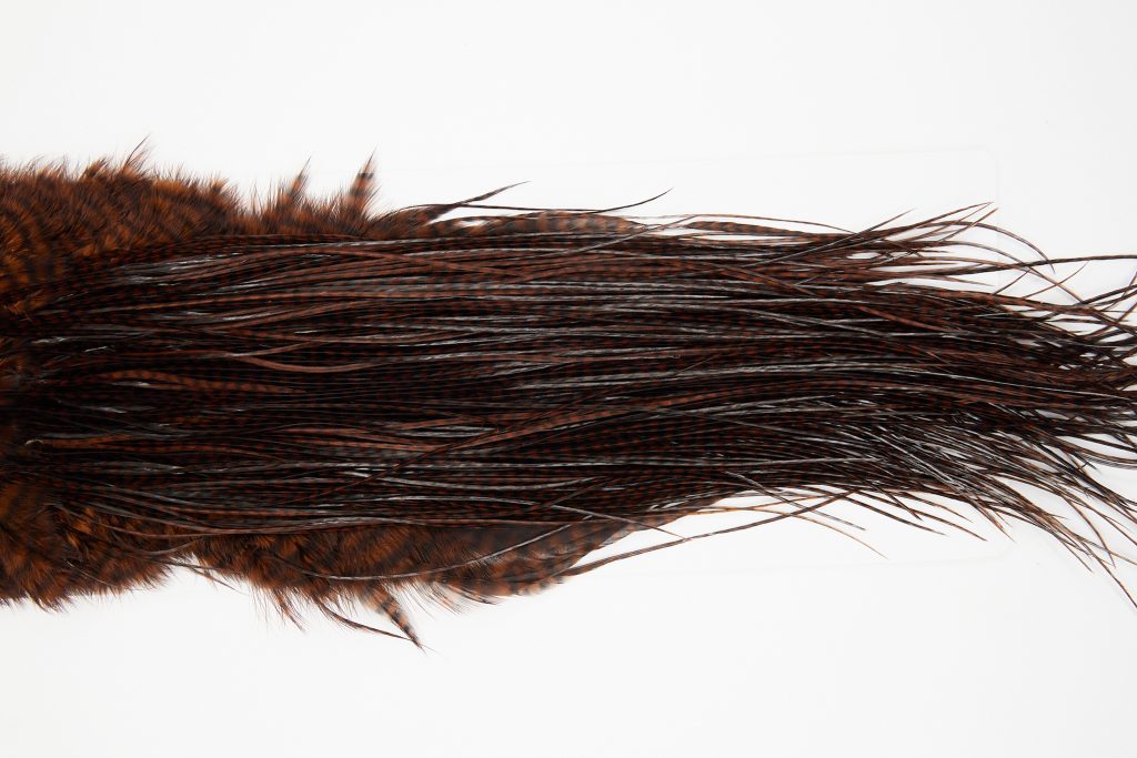 12327 Whiting Dry Fly Hackle Bronze Grade Rooster Saddle Grizzly Coachman Brown Ties Size 16-20