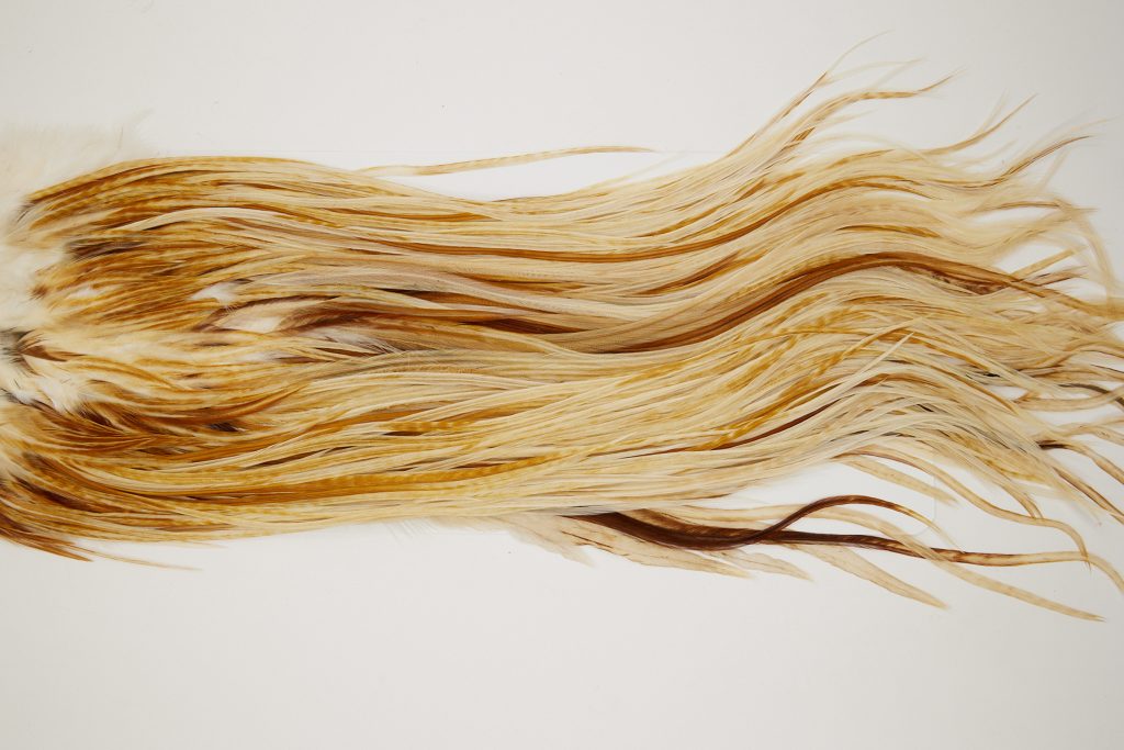 12332 JimsFlyCo Dry Fly Hackle Grade 2 Rooster Saddle Variant Ties Size 12-14