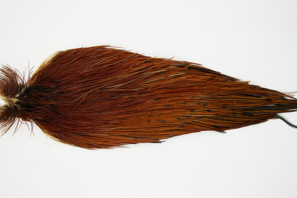 12335 JimsFlyCo Dry Fly Hackle Grade 3 Rooster Cape Furnace Ties Size 10-22