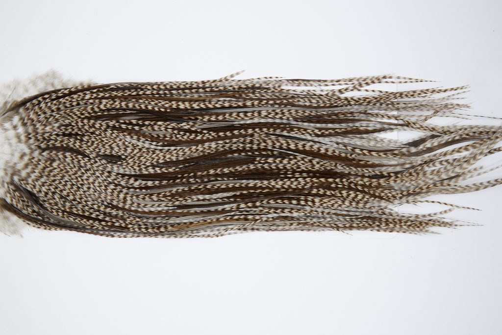 12338 Beaverkill Dry Fly Hackle Rooster Saddle Dun Grizzly Ties Size 12-14