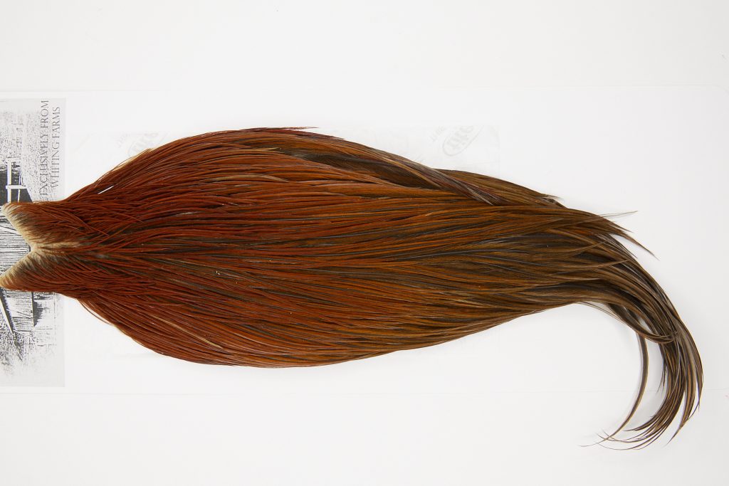 12342 Beaverkill Dry Fly Hackle Rooster Cape Rusty Dun Ties Size 10-20