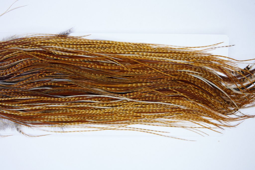 1672 Whiting Wet Fly Hackle Pro Grade Midge Saddle Dark Barred Ginger Ties Size 16-20