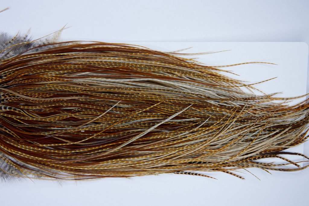 1681 Whiting Wet Fly Hackle Pro Grade Midge Saddle Dark Barred Ginger Ties Size 18-20