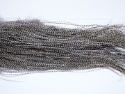 2106 Yellowstone Dry Fly Hackle Rhodium Rooster Saddle Grizzly Variant Ties Size 18-20