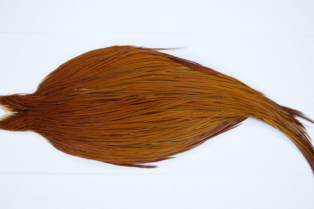 2385 Yellowstone Dry Fly Hackle Grade 2 Rooster Cape Brown Ties Size 10-22