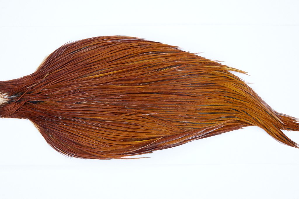 2386 Yellowstone Dry Fly Hackle Grade 2 Rooster Cape Brown Ties Size 10-18