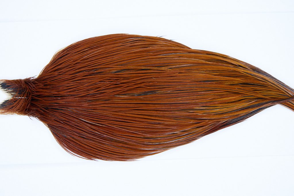 2388 Yellowstone Dry Fly Hackle Grade 2 Rooster Cape Brown Ties Size 10-22