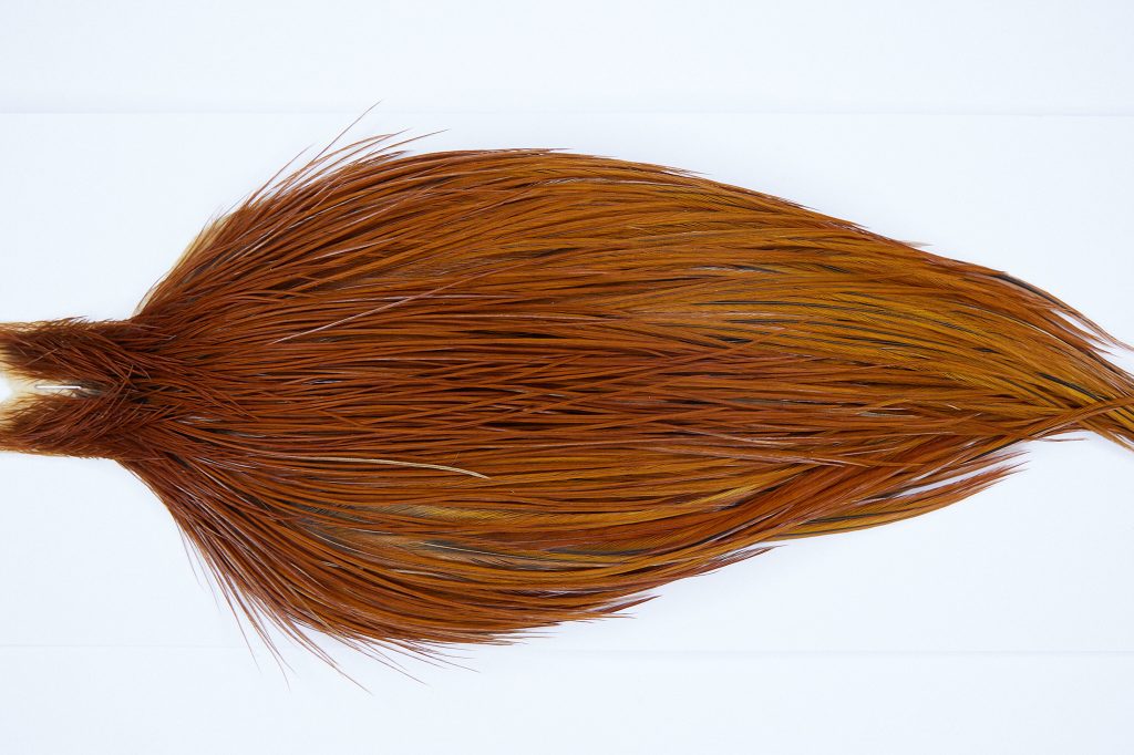 2390 Yellowstone Dry Fly Hackle Grade 2 Rooster Cape Brown Ties Size 12-22