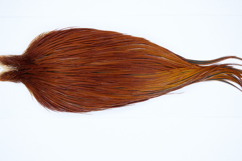 2391 Yellowstone Dry Fly Hackle Grade 2 Rooster Cape Brown Ties Size 10-22