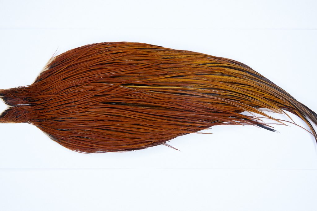 2392 Yellowstone Dry Fly Hackle Grade 2 Rooster Cape Brown Ties Size 10-22