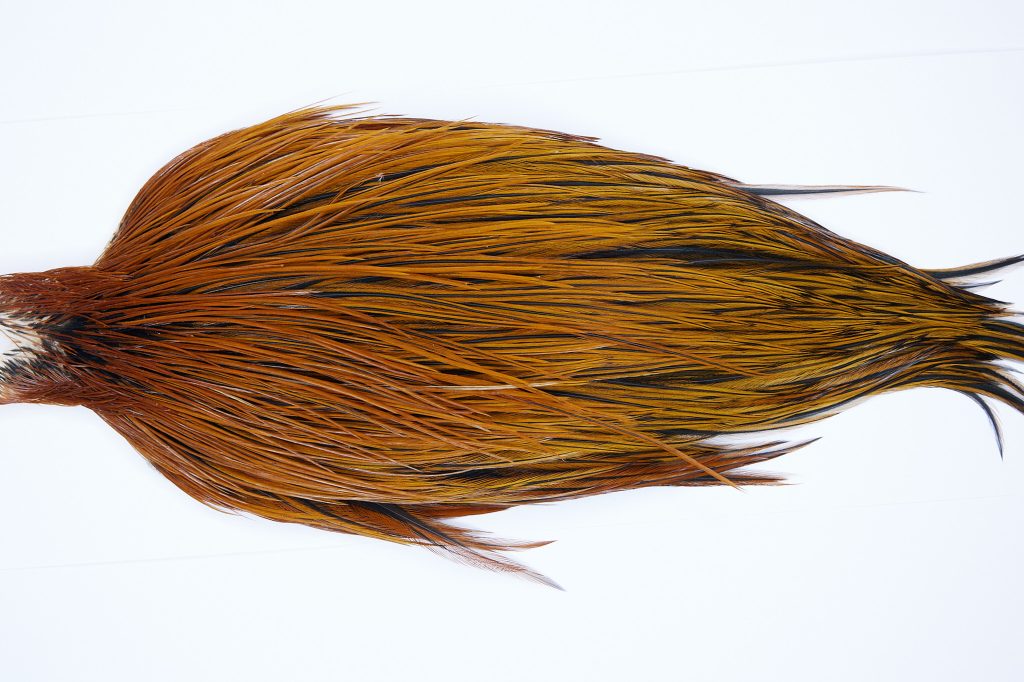 9245 JimsFlyCo Dry Fly Hackle Grade 1 Rooster Cape Furnace Ties Size 10-22