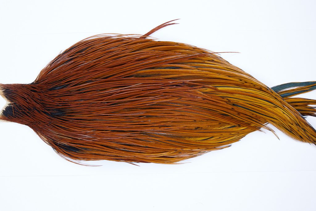 9940 JimsFlyCo Dry Fly Hackle Grade 1 Rooster Cape Brown Ties Size 10-20