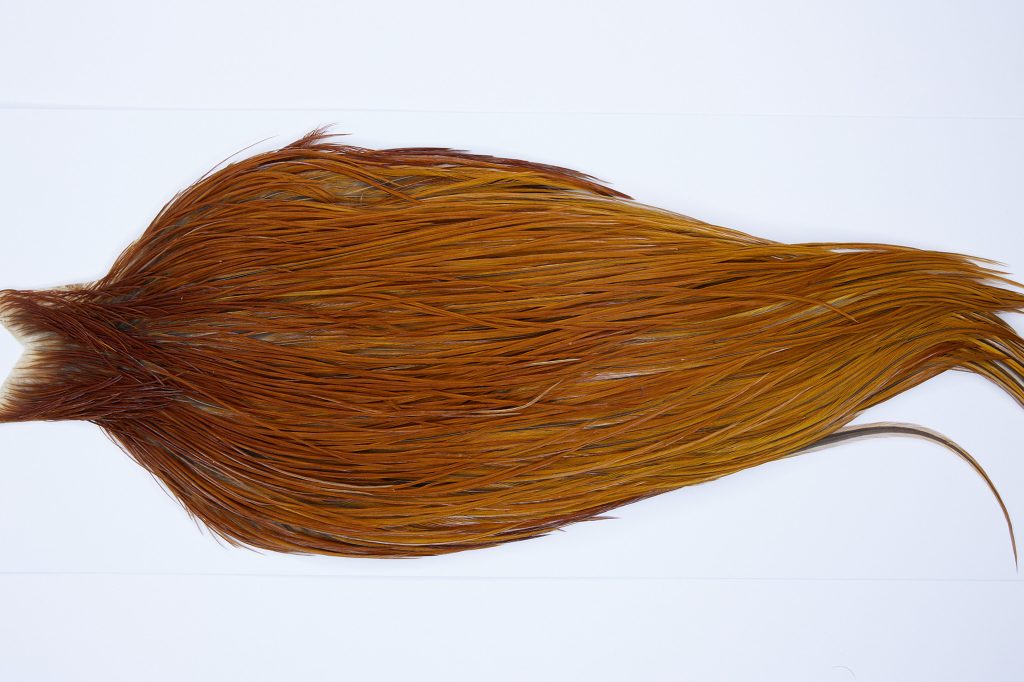 9946 JimsFlyCo Dry Fly Hackle Grade 2 Rooster Cape Brown Ties Size 12-22