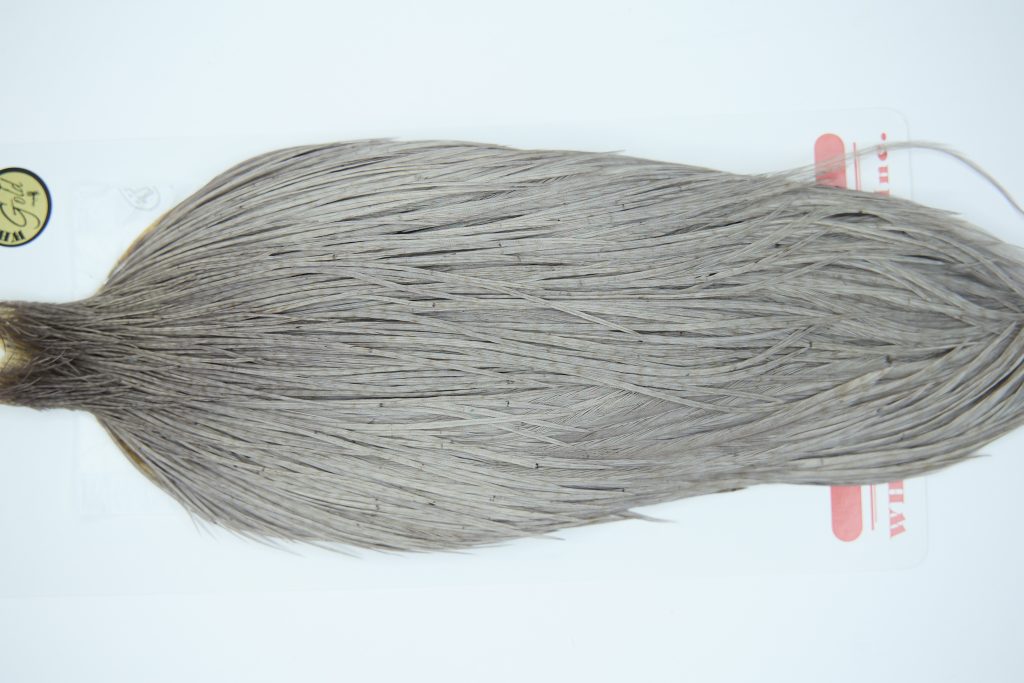 11267 Whiting Dry Fly Hackle Gold Grade Rooster Saddle Medium Dun Ties Size 8-24