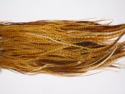 12354 Beaverkill Dry Fly Hackle Rooster Saddle Barred Ginger Ties Size 12-14