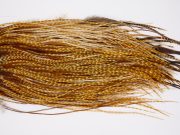12355 Beaverkill Dry Fly Hackle Rooster Saddle Barred Ginger Ties Size 16-18