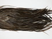 12357 Beaverkill Dry Fly Hackle Rooster Saddle Dark Grey Dun Ties Size 10-12