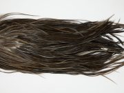 12357 Beaverkill Dry Fly Hackle Rooster Saddle Dark Grey Dun Ties Size 10-12