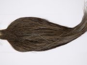 12365 JimsFlyCo Dry Fly Hackle Rhodium Rooster Cape Dark Dun Ties Size 8-22
