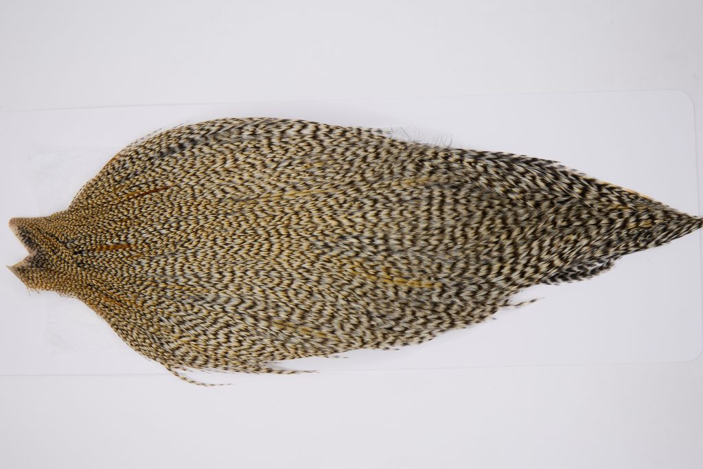 12370 JimsFlyCo Dry Fly Hackle Grade 1 Rooster Cape Grizzly Variant Ties Size 8-22