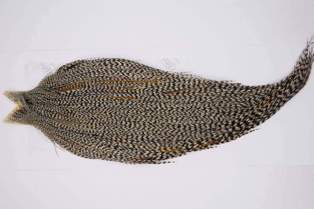 12371 JimsFlyCo Dry Fly Hackle Grade 1 Rooster Cape Grizzly Variant Ties Size 8-22