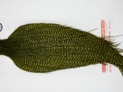 12375 Whiting Dry Fly Hackle Silver Grade Rooster Cape Grizzly Olive Ties Size 10-22