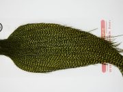 12375 Whiting Dry Fly Hackle Silver Grade Rooster Cape Grizzly Olive Ties Size 10-22