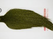12376 Whiting Dry Fly Hackle Silver Grade Rooster Cape Grizzly Olive Ties Size 8-22