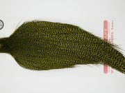 12376 Whiting Dry Fly Hackle Silver Grade Rooster Cape Grizzly Olive Ties Size 8-22
