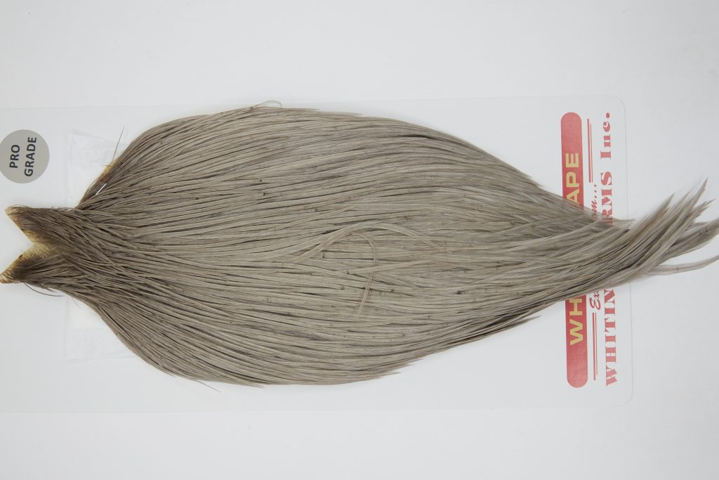 12386 Whiting Dry Fly Hackle Pro Grade Rooster Cape Medium Dun Ties Size 8-20