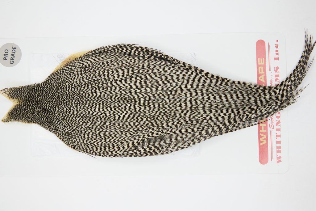 12390 Whiting Dry Fly Hackle Pro Grade Rooster Cape Grizzly Ties Size 8-20