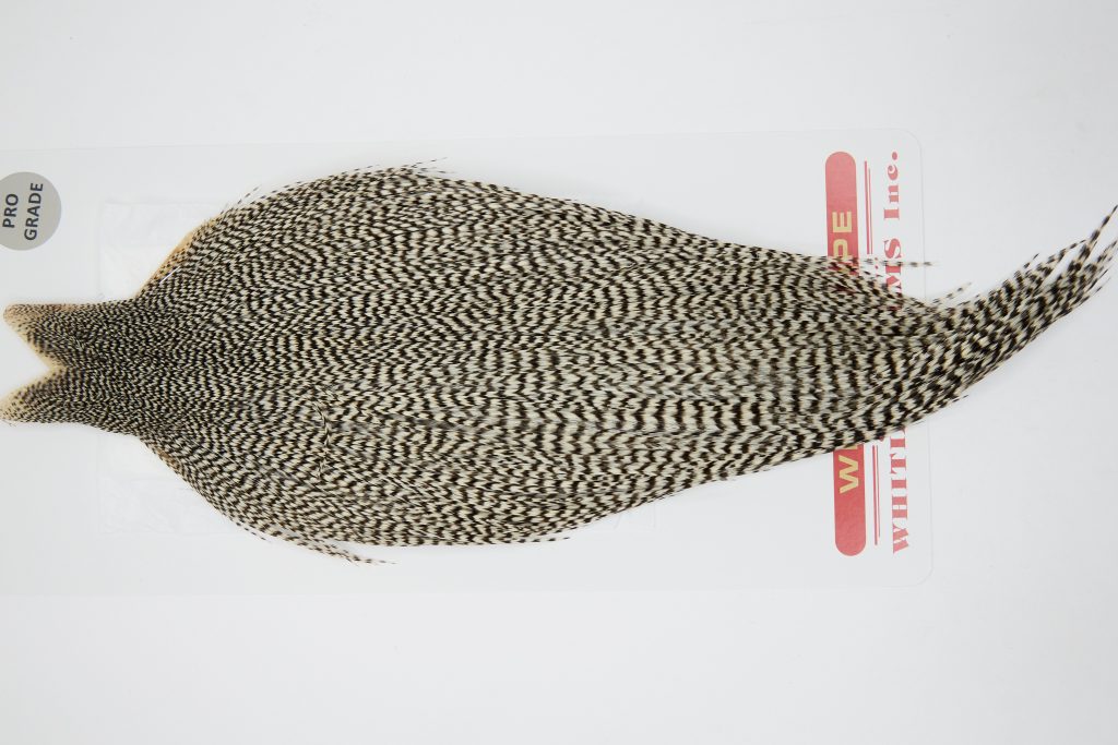 12391 Whiting Dry Fly Hackle Pro Grade Rooster Cape Grizzly Ties Size 10-22