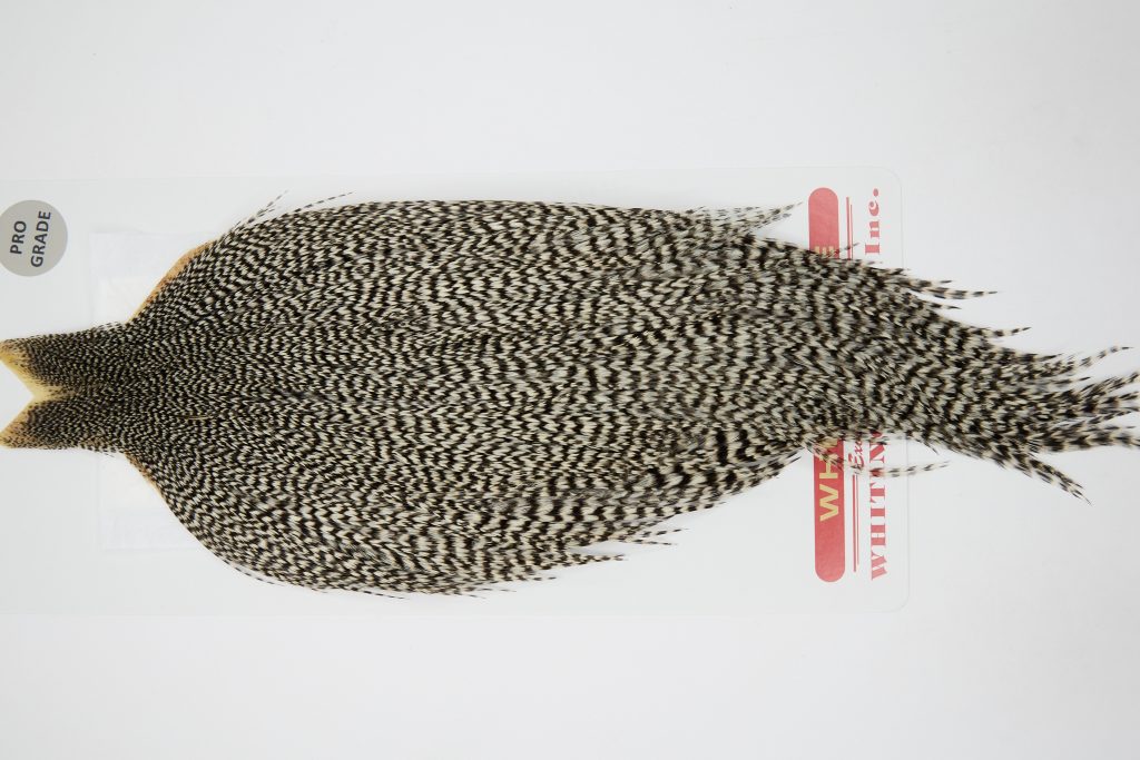 12393 Whiting Dry Fly Hackle Pro Grade Rooster Cape Grizzly Ties Size 8-22