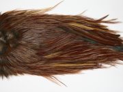 12411 Coq De Leon Dry Fly Hackle Bronze Grade Rooster Saddle Brown Ties Size NA