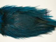 12423 Coq De Leon Dry Fly Hackle Bronze Grade Rooster Saddle Kingfisher Blue Ties Size NA