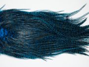 12427 Coq De Leon Dry Fly Hackle Bronze Grade Rooster Saddle Kingfisher Blue Ties Size NA