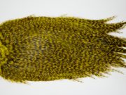 12438 Coq De Leon Dry Fly Hackle Bronze Grade Rooster Saddle Yellow Ties Size NA